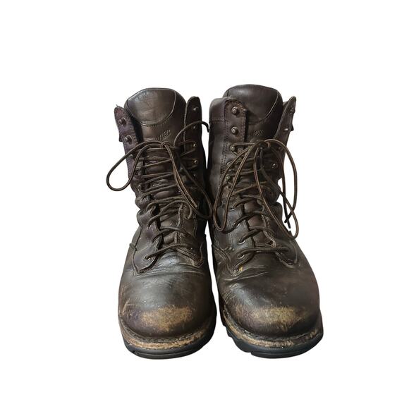 Danner Pronghorn Leather Boots Mens 11 D 8” Brown Waterproof Hunt Outdoor Used - Picture 4 of 8